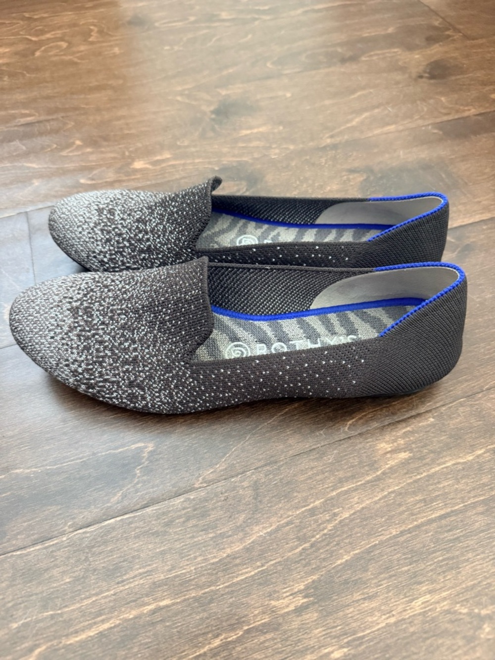 Rothy’s Original Loafer in Twilight Metallic Ombré Sz 8.5